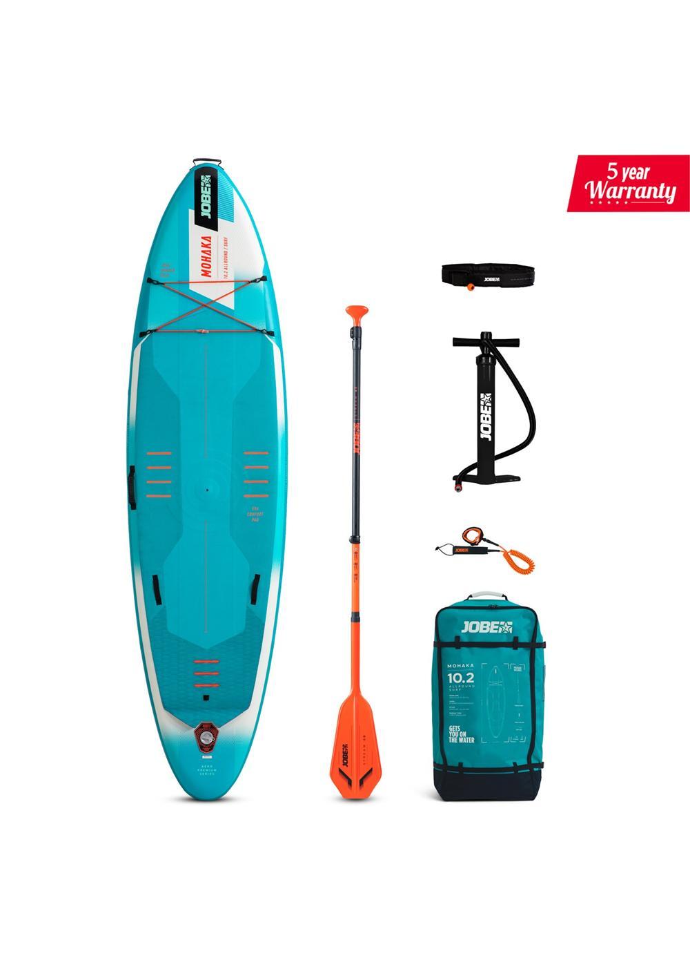 Jobe Inflatable Stand Up Paddle Board Package (SUP) - Aero Mohaka 10.2 - Jobe Sports Australia