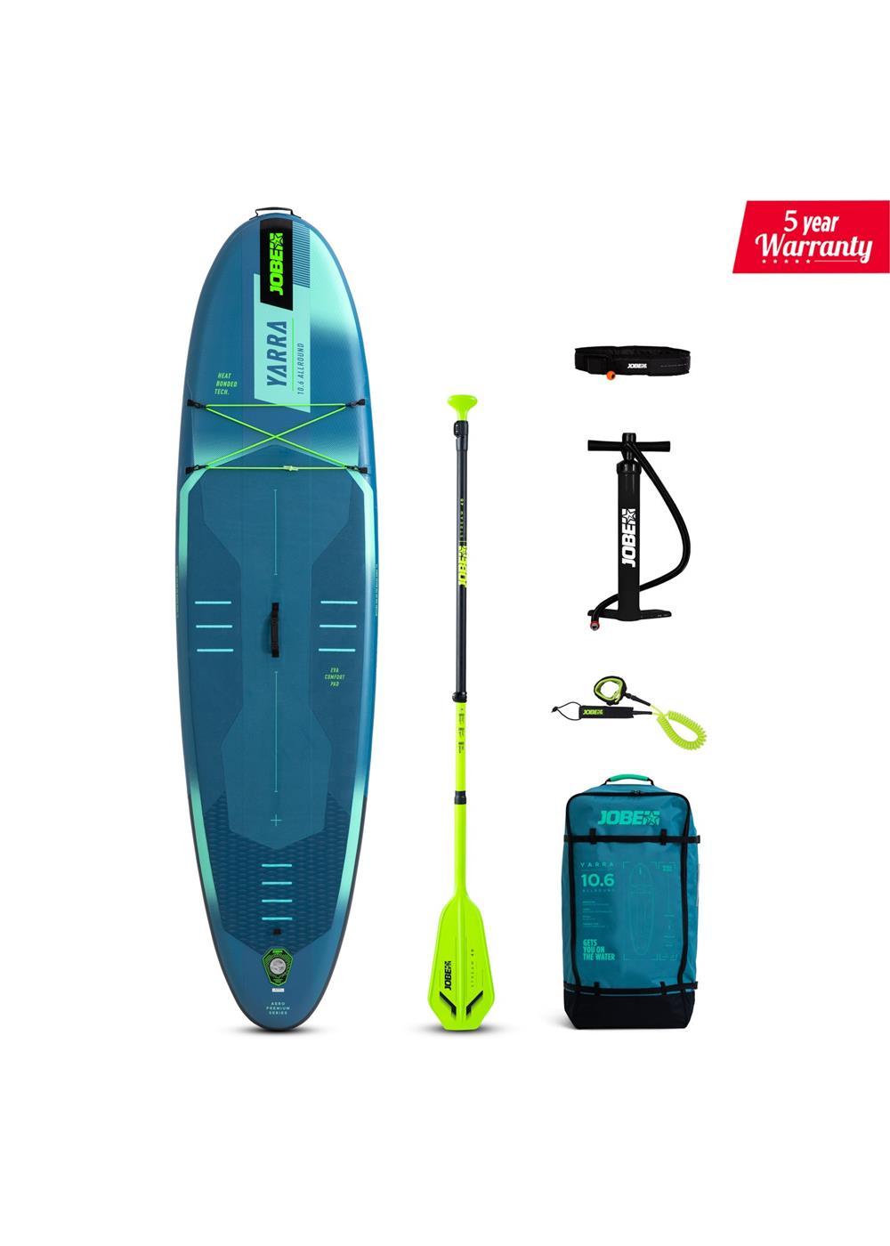 Jobe Inflatable Stand Up Paddle Board Package (SUP) - Yarra 10.6 - Jobe Sports Australia