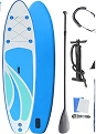 blue stand-up paddleboard