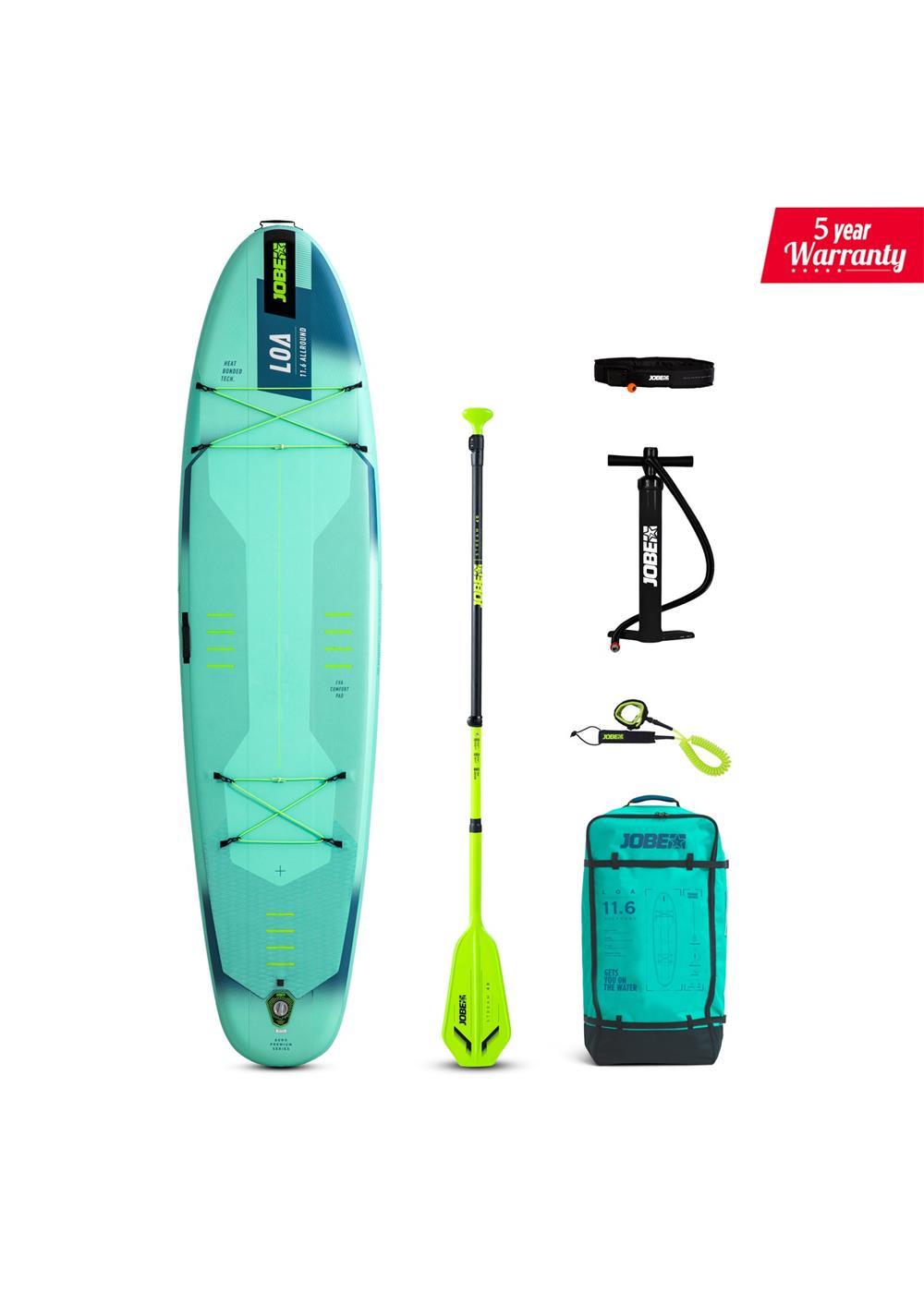Jobe Inflatable Stand Up Paddle Board Package (SUP) – Loa 11.6 (25/26) - Jobe Sports Australia
